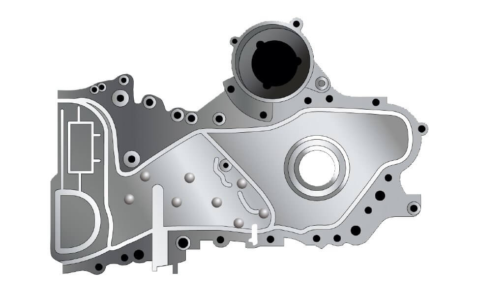 Timing chain cover