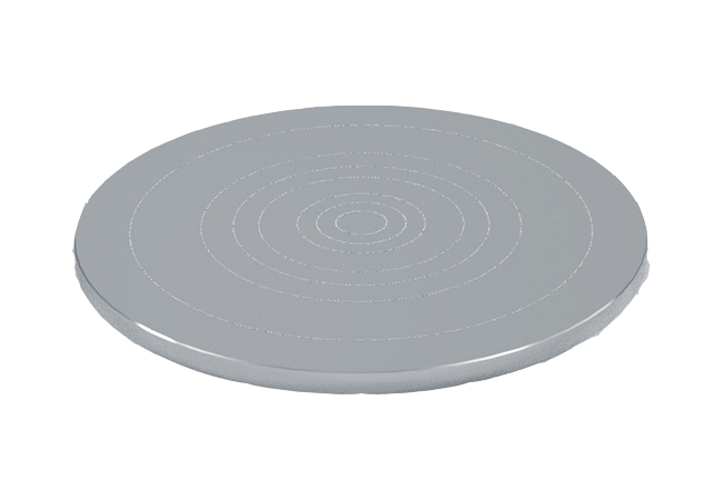 Large-diameter plate